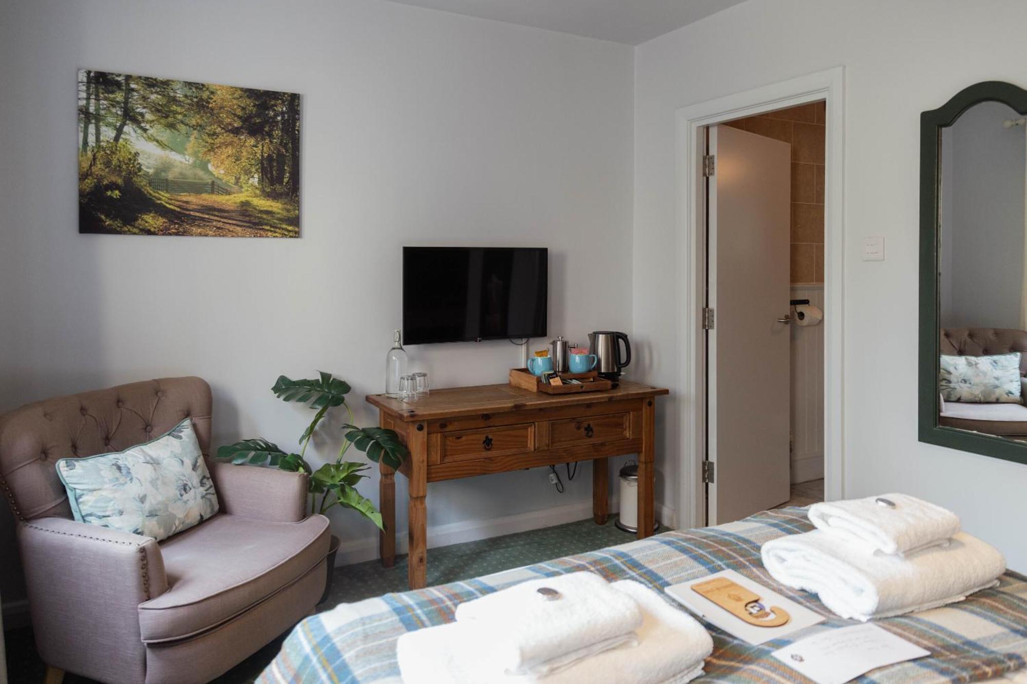 ホテル The Devonshire Arms バスロウ 部屋 写真
